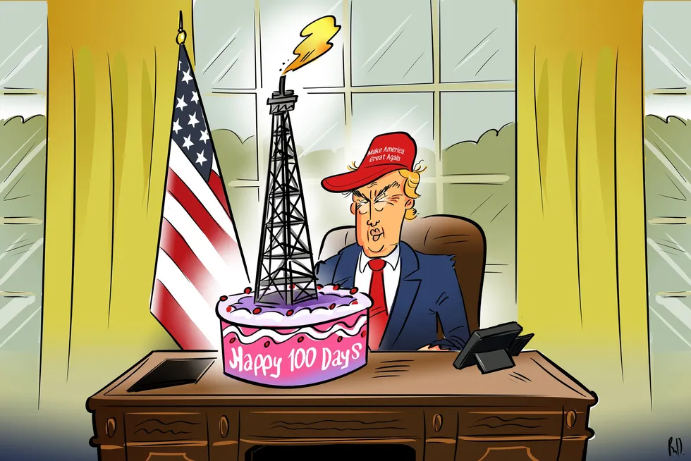 US President Donald Trump's first 100 days back in the White House have marked a roller coaster period for the energy sector