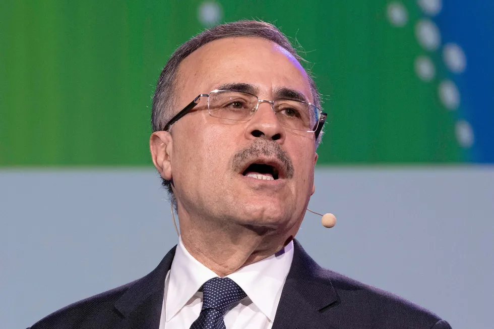 Saudi Aramco fhief executive Amin Nasser.