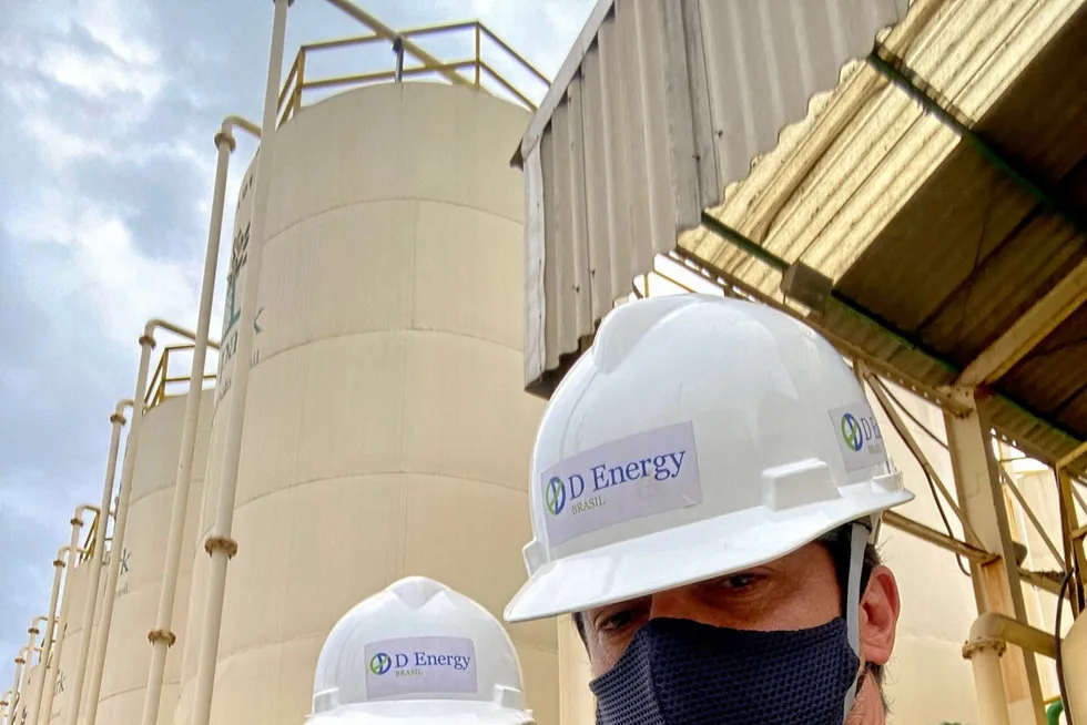 Pumping: directors of D Energy, a Brazilian company specialising in 'mine-to-well' delivery of drilling commodities