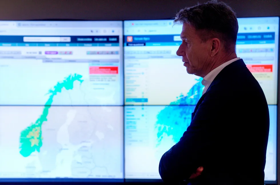 Norway's Energy Minister Terje Aasland