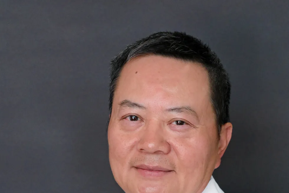 Smiling: but Wu is not light-hearted when talking about supply chain constraints brought by Covid-19 restrictions