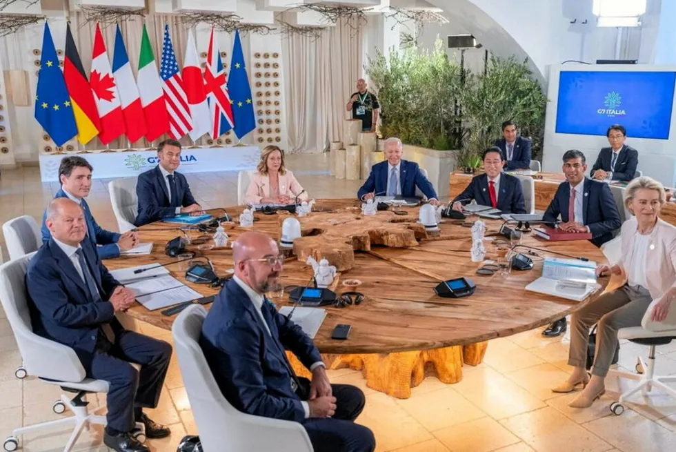 The 2024 G7 Summit in Apulia, Italy.