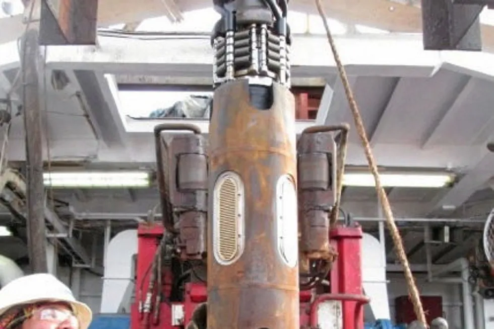 Happiness is: drilling at the Ande Ande Lumut field offshore Indonesia.