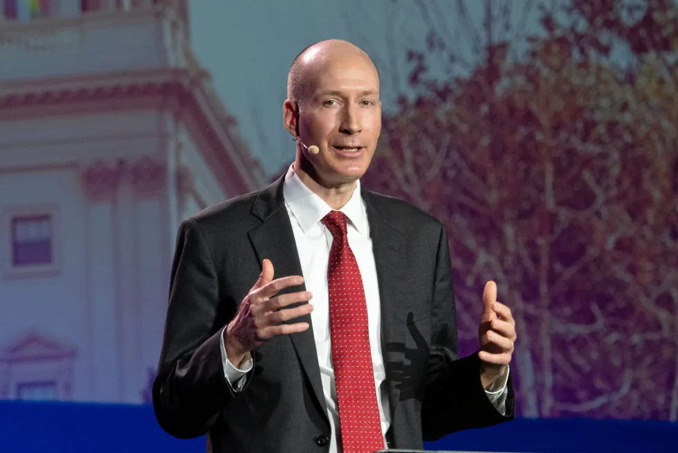 Thinking big: US Deputy Secretary of Energy David Turk believes rapid advancement in renewable-energy sources can happen now