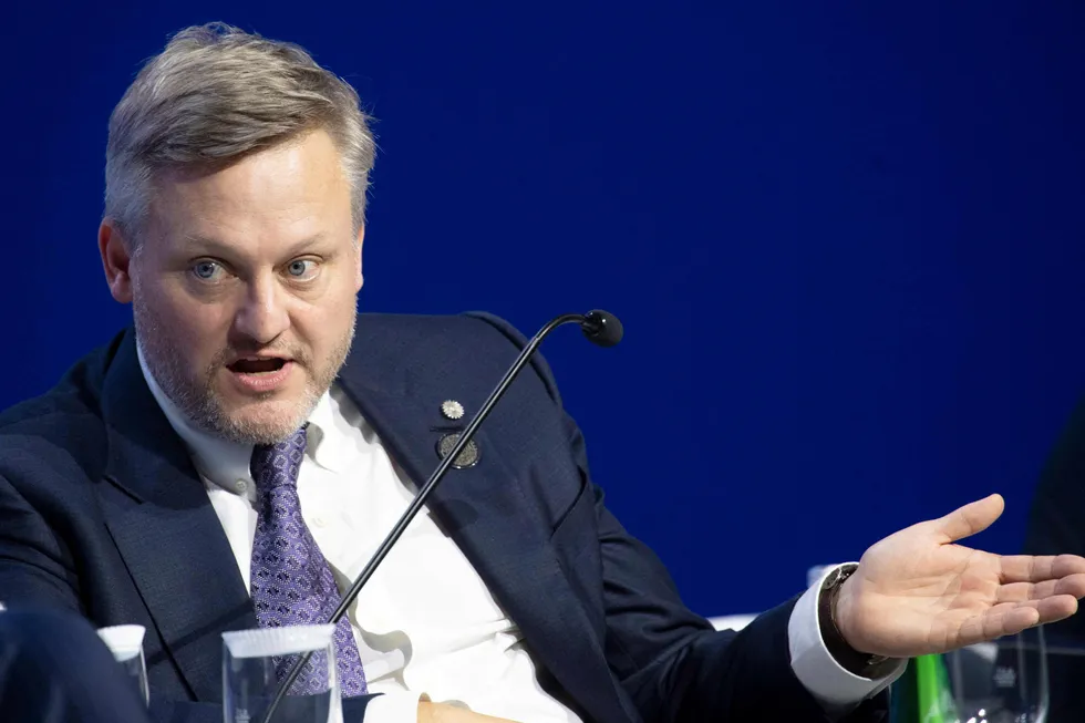 Gas project: BP's interim chief executive Murray Auchincloss.