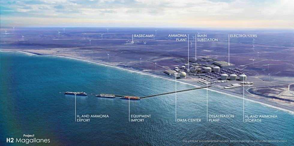 Plans for H2 Magallanes