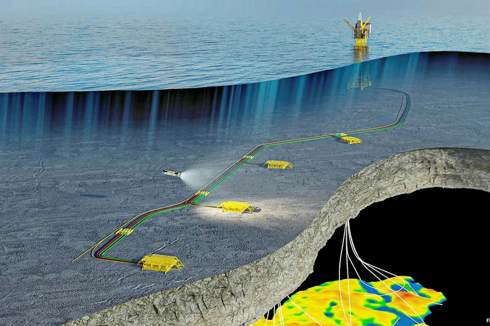 Subsea tie-back: a rendering of Equinor's planned Breidablikk development