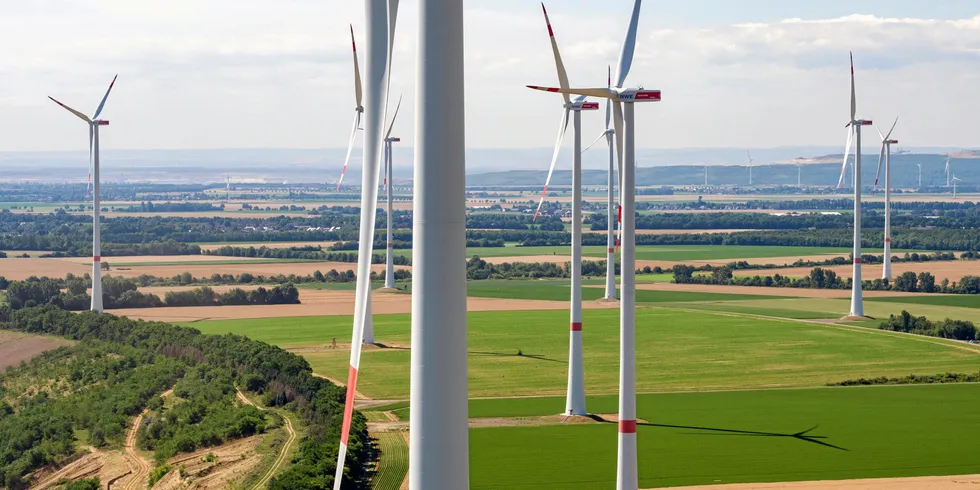 RWE's Königshovener Höhe wind farm in Germany