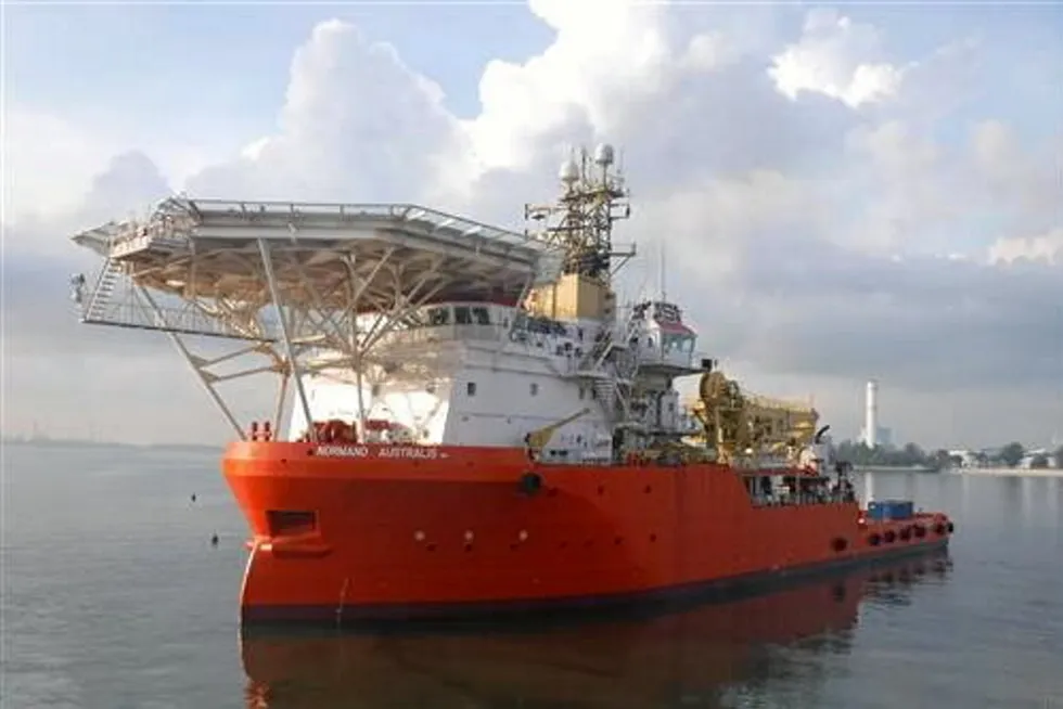 Low bidder: the Normand Australis vessel