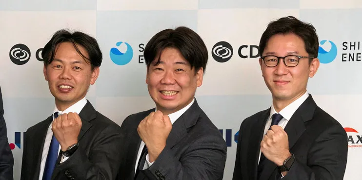 Shizen's founders (left to right) Ken Isono, Kenji Kawado and Masaya Hasegawa.
