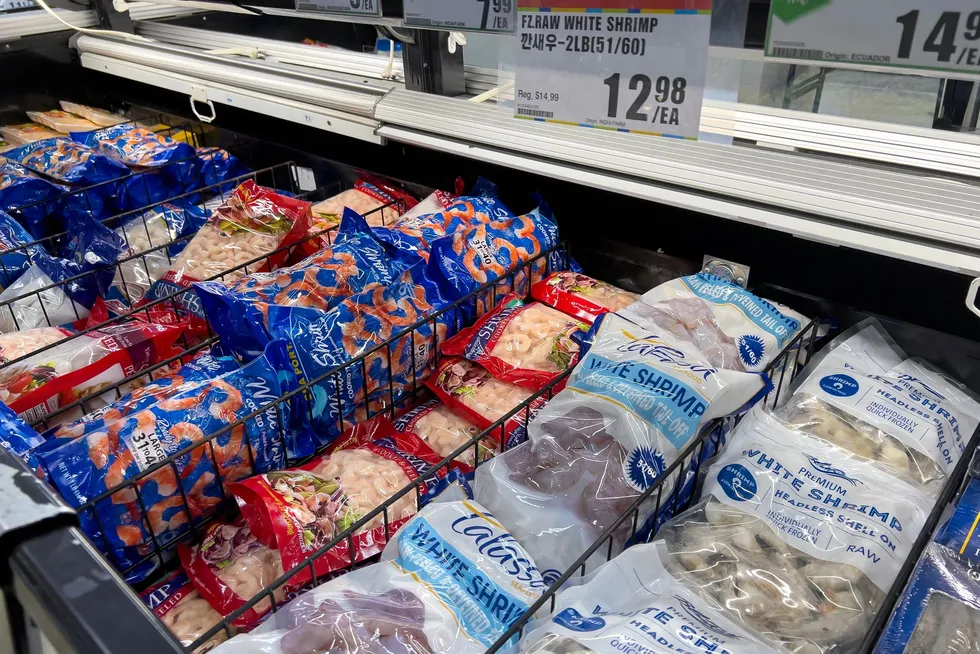 An average consumer eats shrimp 35 times a year, a much lower level than the around 150 times for chicken.