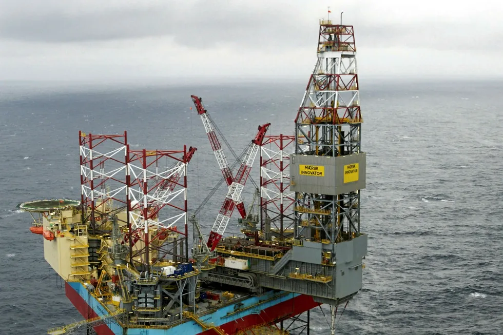 Lined up: Maersk Innovator for Buzzard Phase 2 drilling work