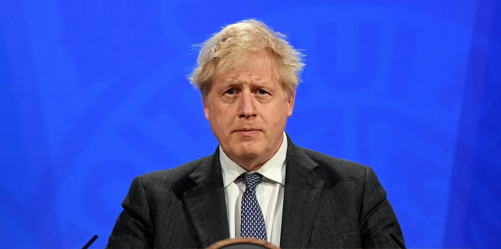 Britain's Prime Minister Boris Johnson is under fire from the frozen foods sector over the implementation of checks on imports post-Brexit.