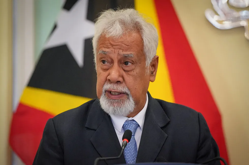 The government of Timor-Leste Prime minister Xanana Gusmao supports new investment in petroleum