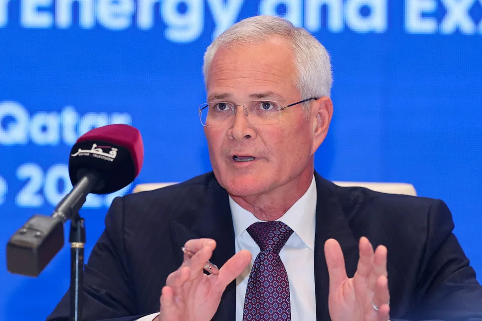 Not needed: ExxonMobil chief executive Darren Woods.