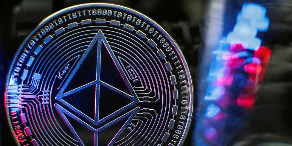An 'altcoin' of the blockchain-based ethereum cryptocurrency.