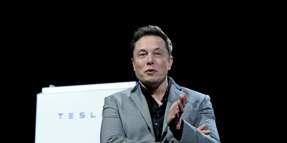 Elon Musk, CEO of Tesla