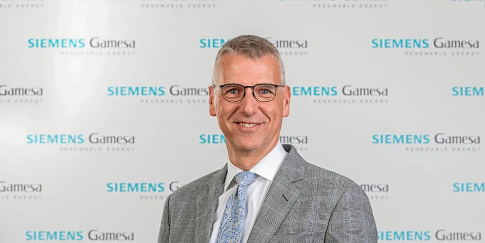 Siemens Gamesa chief executive Andreas Nauen