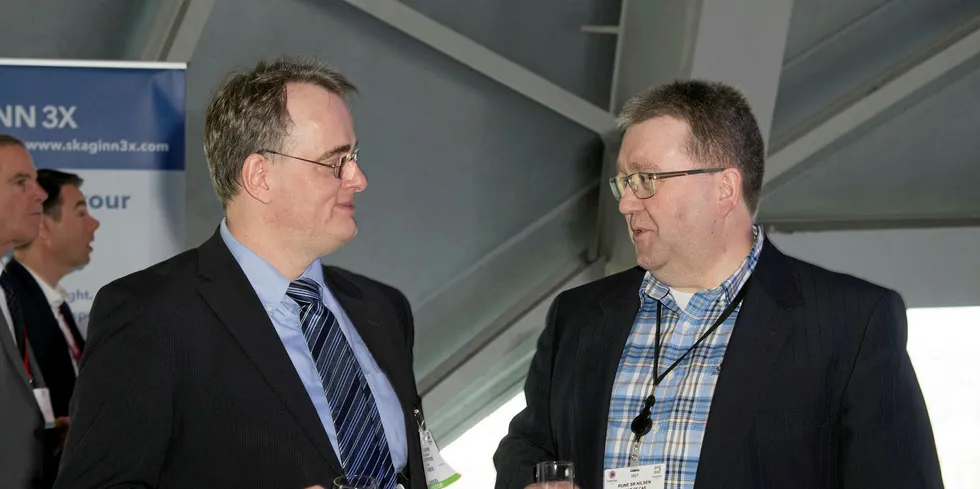 Jon Steffanson (left) has more than a decade of consulting experience in the fisheries and aquaculture sectors.