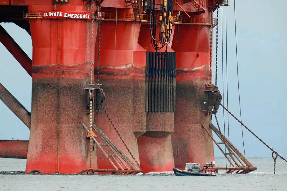 Scotland Police: Greenpeace protest on Transocean rig