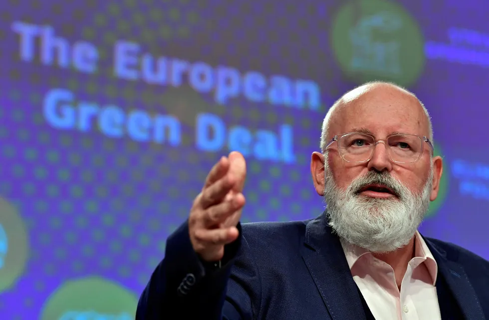 Support: European Commission Vice President Frans Timmermans