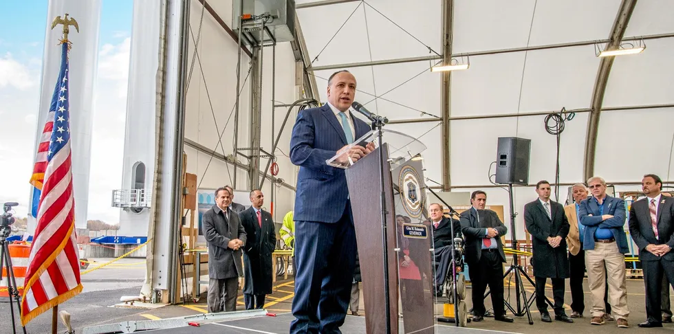 Jeff Grybowski, CEO of US Wind, during his time developing the Block Island offshore wind farm at Deepwater Wind