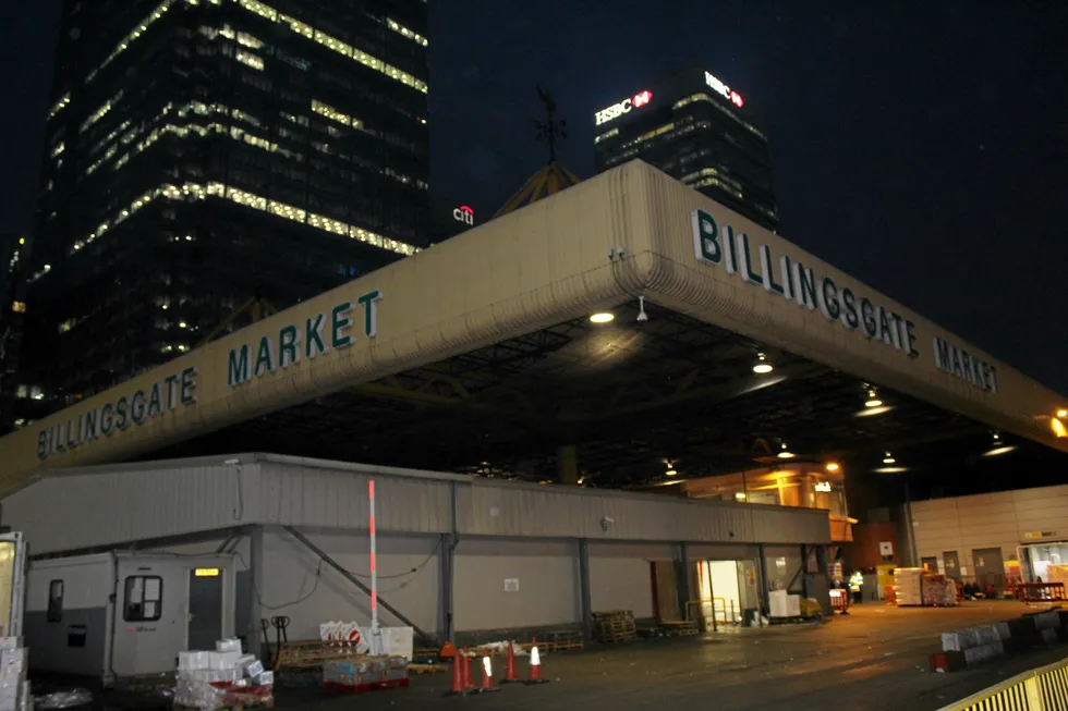 London's Billingsgate fish market is due to close by 2028.
