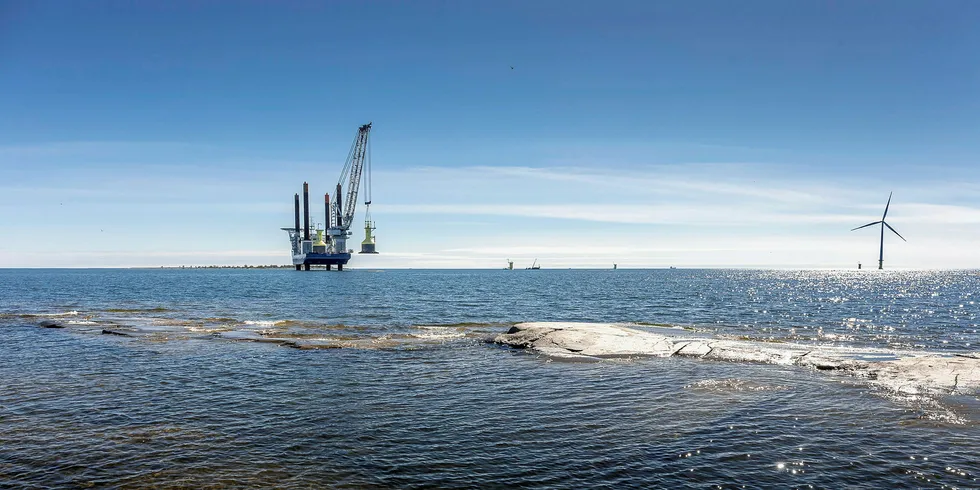 Finland offshore. 40MW Tahkoluoto wind park.
