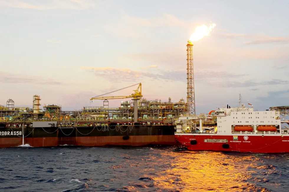 Renewal: Petrobras' P-58 FPSO in the Parque das Baleias field in the Campos basin