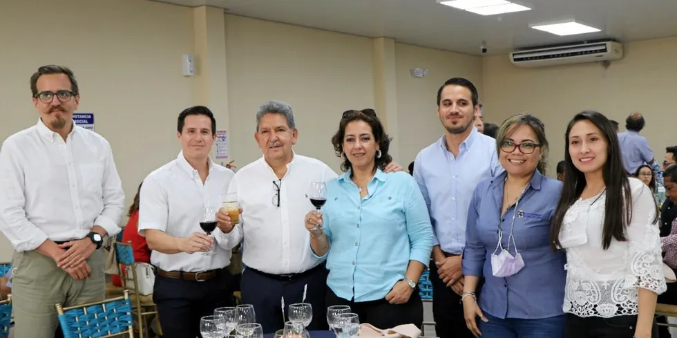 Empacreci and guests toasted the opening of the new plant last weekend.