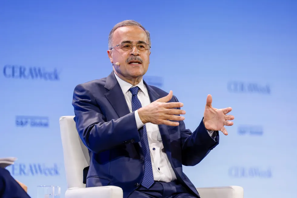 Saudi Aramco chief executive, Amin Nasser.