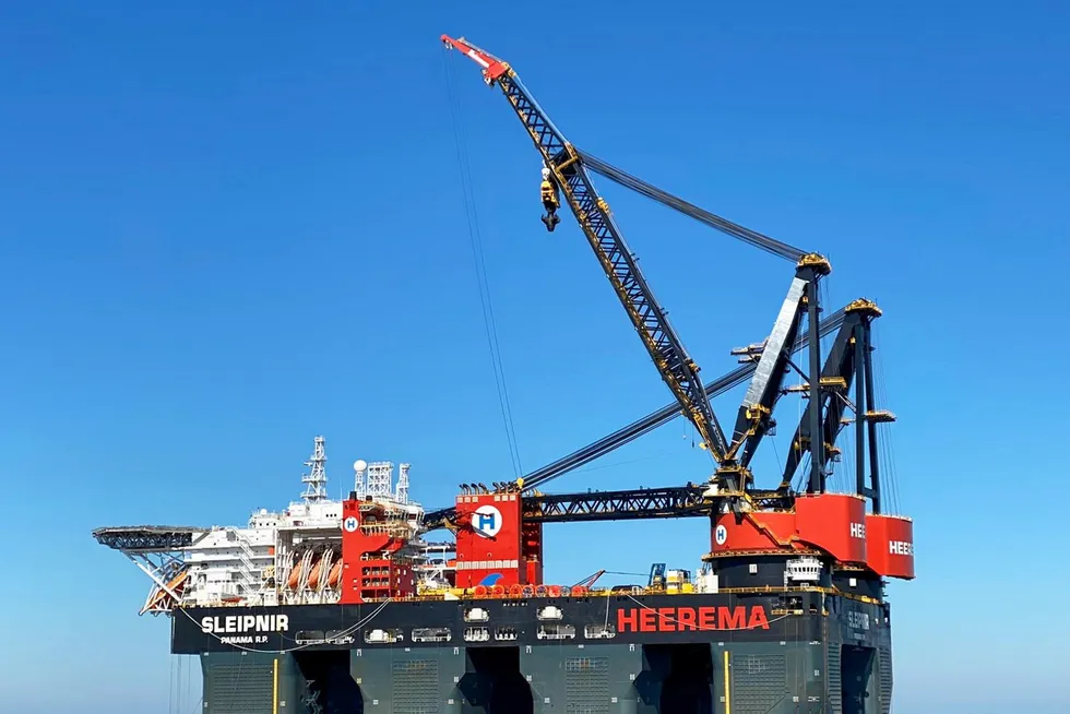 Installation job: Sleipner has gained work at the Sofia offshore wind farm