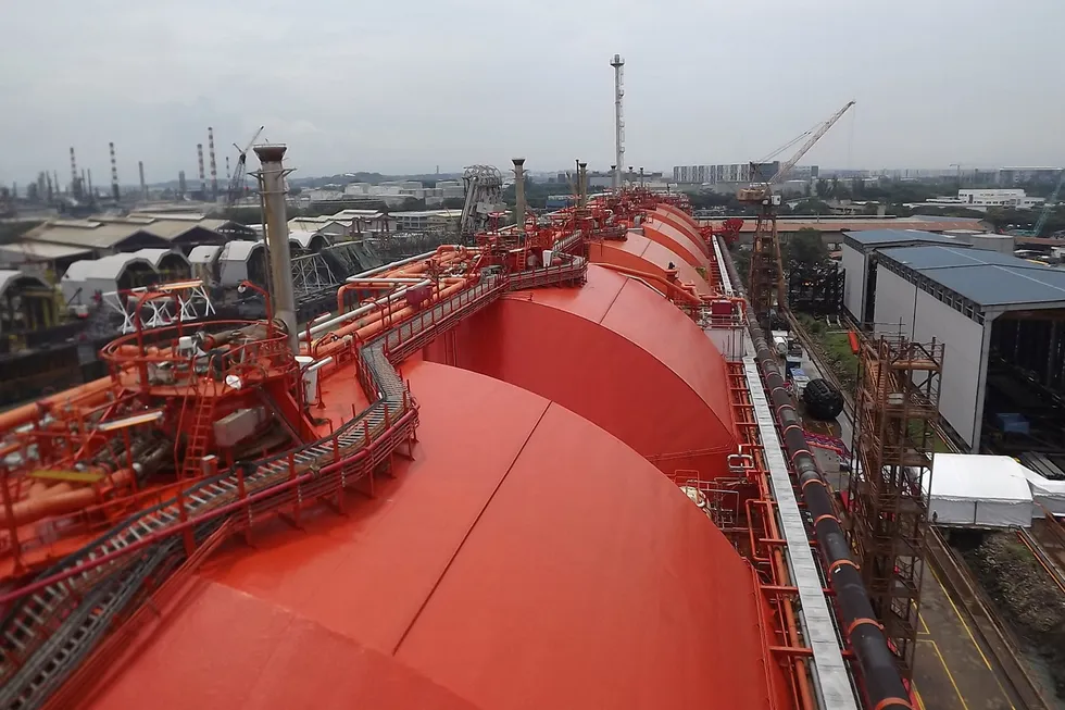 Singapore's Jurong Shipyard.