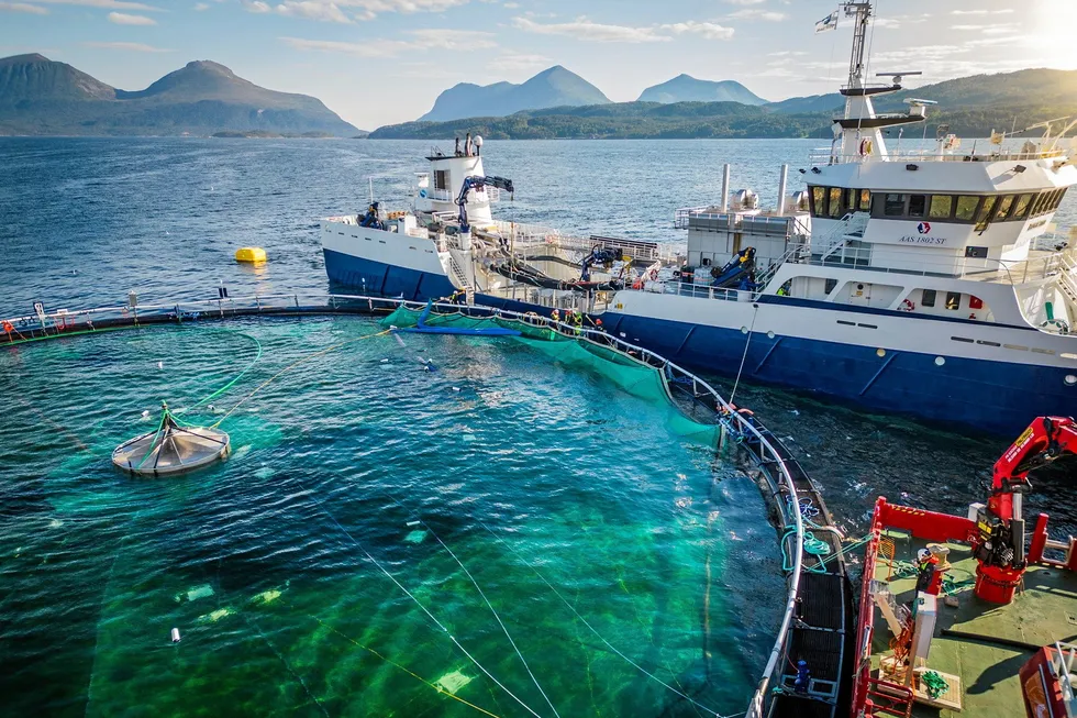 ScaleAQ's subsea system. All major salmon farmers are launching, trialing or planning new technologies in a "moonshot" to find the best fish health solutions.