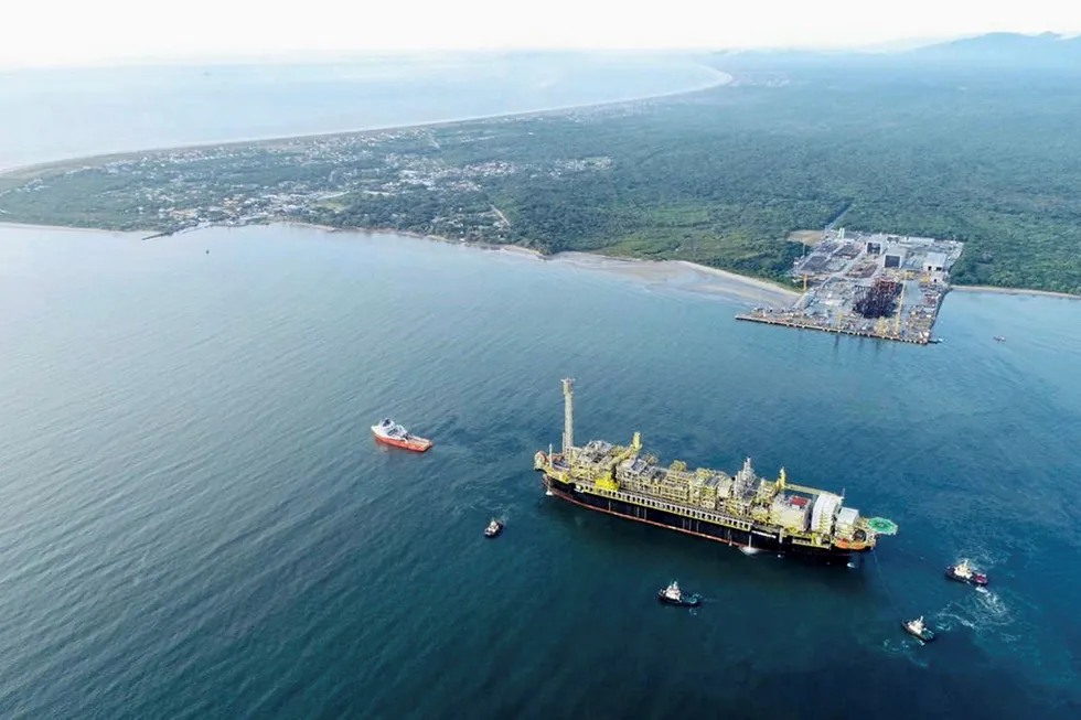 FPSO sets sail: Petrobras