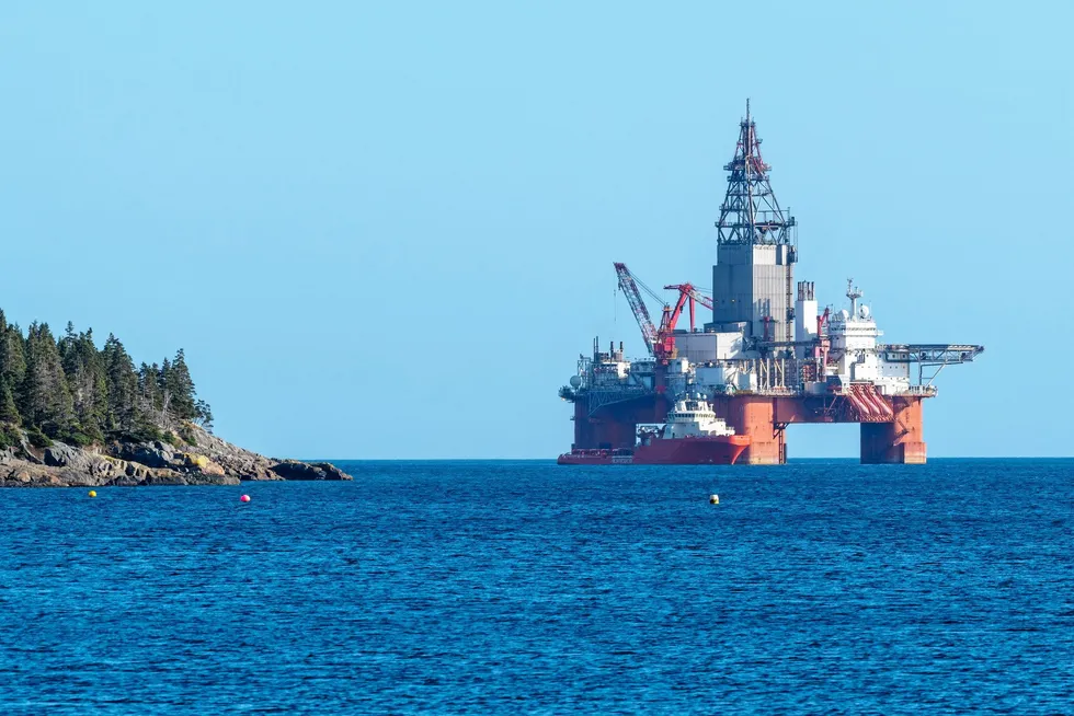 The Hercules semi-submersible drilling rig
