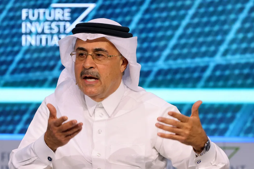 Aramco chief executive, Amin Nasser.