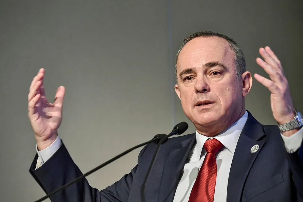 Block on the block: Israeli Energy Minister Yuval Steinitz