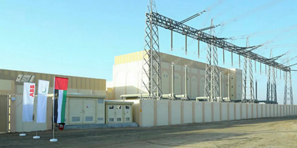 An ABB substation