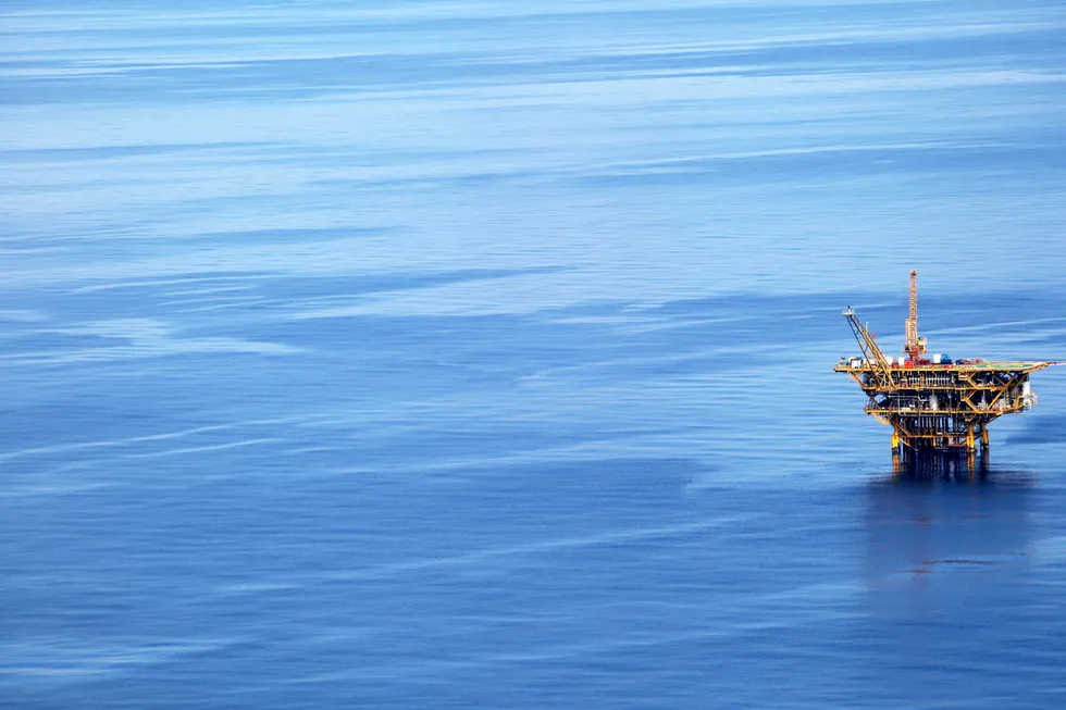 On location: an offshore platform in Medco's Natuna Sea Block B
