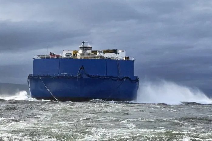 Northline Seafoods' vessel, Hannah, departing the Bellingham, Washington terminal on May 25, 2024.