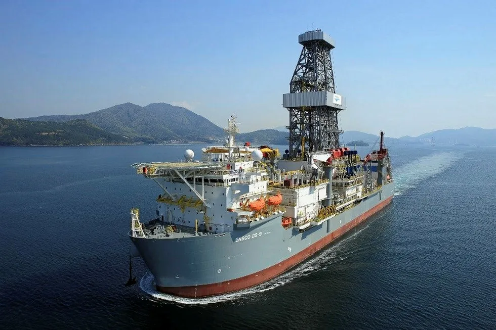 Drillship: Valaris DS-8 sister ship DS-9, another Samsung GF12000-design unit