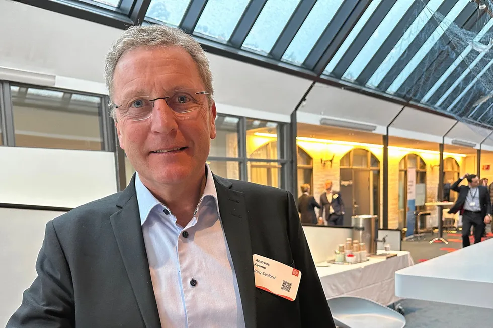 Andreas Kvame, CEO of salmon farmer Grieg Seafood, says the world shouldn't count Canada's salmon industry out.