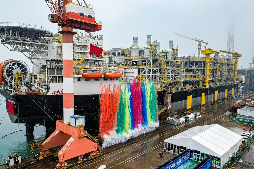 MISC's Marechal Duque de Caxias floating production, storage and offloading vessel.