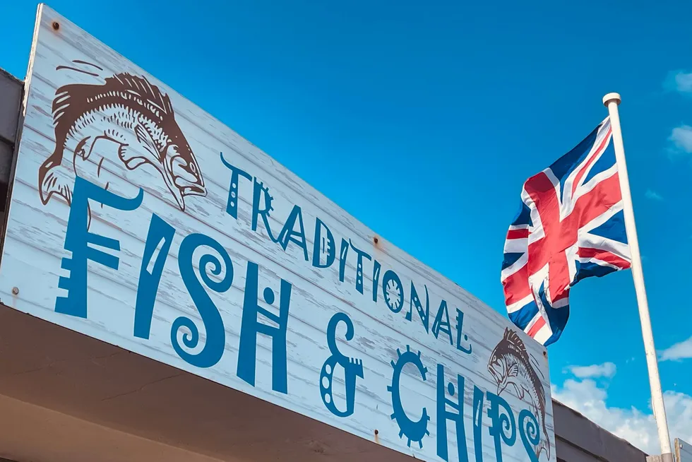 A traditional fish and chip shop on the seafront in Littlehampton, West Sussex, UK. The sector was the biggest loser within the UK foodservice market last year, with visits down 17 percent.