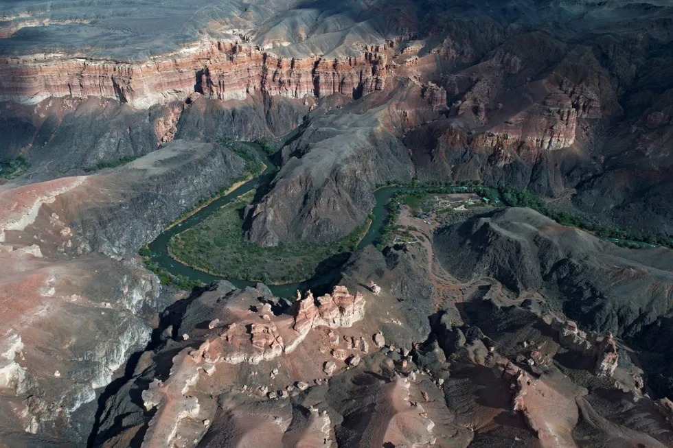 Thorny road: the Charyn Canyon in Kazakhstan's Almaty region