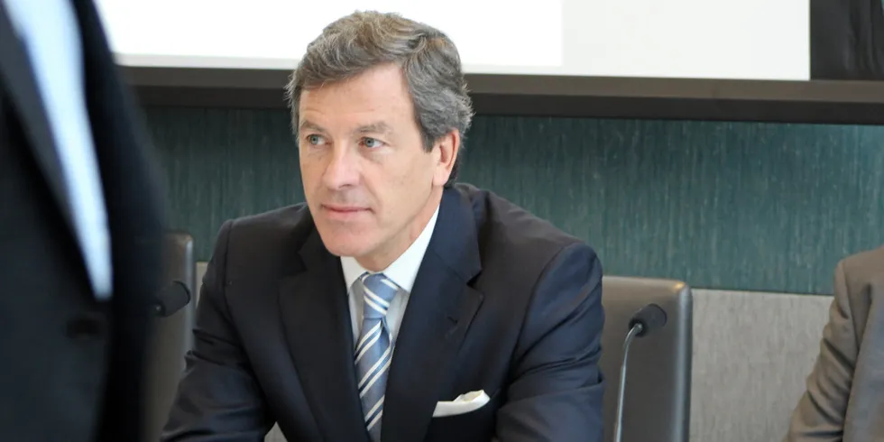 Salmones Camanchaca CEO Ricardo Garcia.