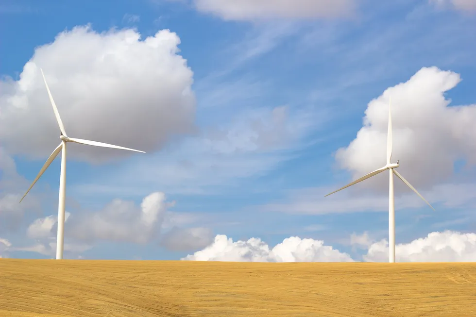 Wind farm in Washington State