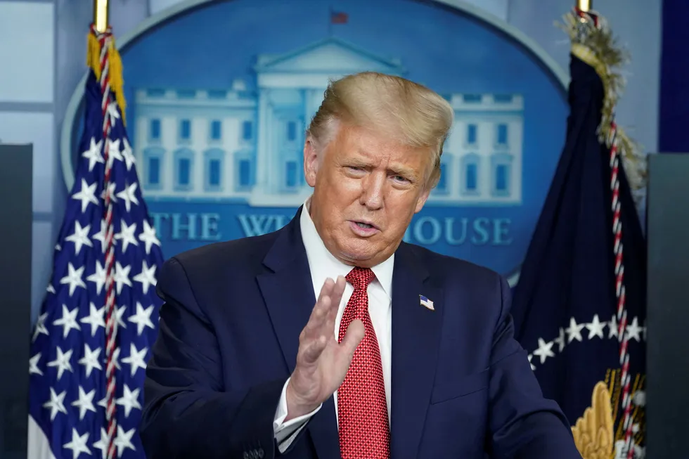 Stimulus hope: US President Donald Trump says top Democrats want to meet to discuss Covid-19 related economic relief