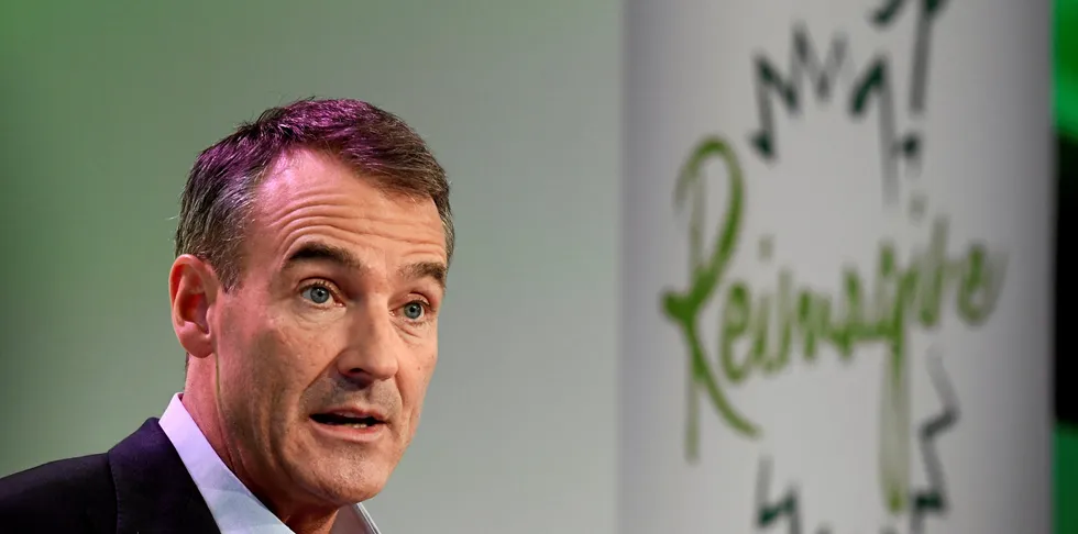 BP CEO Bernard Looney earlier this year